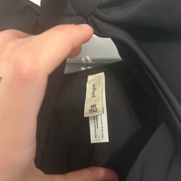 Aritzia black nylon cut-out bodysuit - Picture 2 of 2